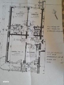 Apartament 3 camere confort 1 decomandat cartier ansamblu Buzaului