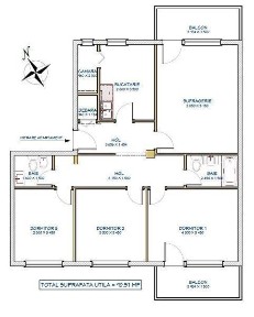 Apartament 4 camere, decomandate, Alexandru Sahia