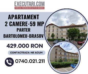 Bartolomeu - Apartament - 2 camere - 59mp - Parter, Brasov