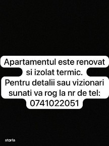 Apartament de inchiriat 3 camere decomandat Adjud Vrancea