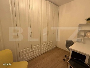Apartament cu 2 camere + birou mobilat si utilat complet, 56 mp, Braso
