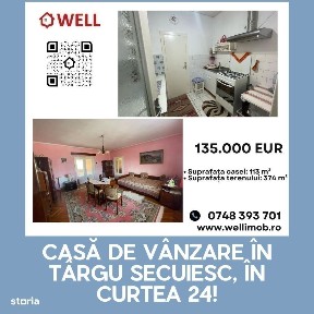 Casă de vânzare în Târgu Secuiesc, în curtea 24!