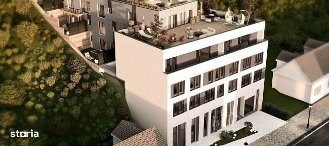 Penthouse dispus pe 2 niveluri cu terasa de 150 m2 langa Parcul Centra