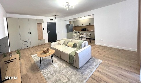 Apartament mobilat 60 mp utili la etajul 1 cu 2 camere terasa 12 mp
