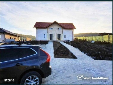 Duplex 5 camere, 120 mp utili, 550 mp teren, Chinteni, strada linistit