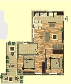 Apartament 3 camere, balcon, et 1 - Nou Finisat la cheie- Zona Terra
