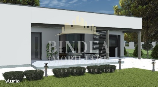 Casa individuala parter cu garaj 813mp teren an 2024