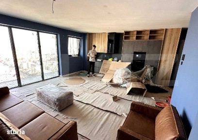 Apartament premium, 2 camere, 54 mp, terasa, parcare, zona Piata Abato