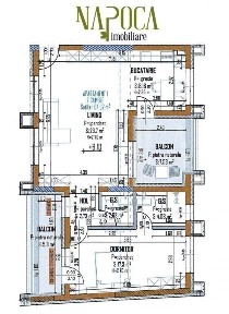 Apartament 2 camere de vanzare in Intre Lacuri, Cluj Napoca