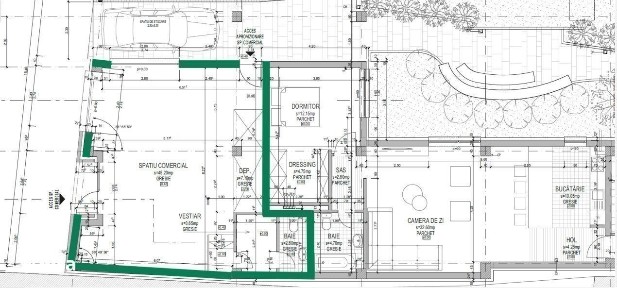 Spatiu comercial, 60 mp, finisat, posibilitate extindere, zona Podului