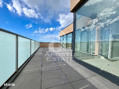 Penthouse cu 3 camere, 2 bai, terasa 104 mp, zona Torontalului