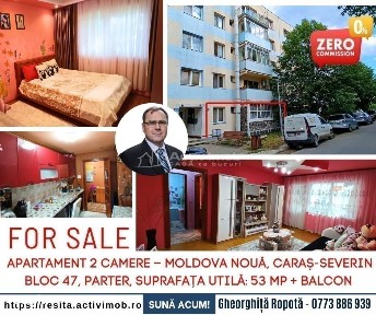 Apartament 2 Cam. Semidecomandate - Moldova NouaCS