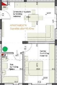 Apartament nou intr-un ansamblu rezidential din Santandrei