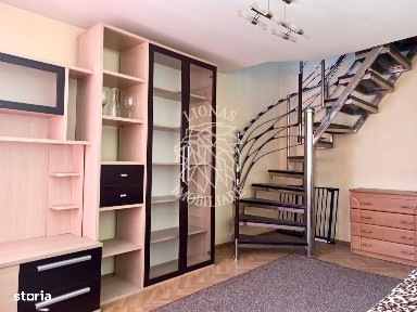 Apartament cu mansarda 4 camere 100 mp-dressing-mobilat-Imparat Traian