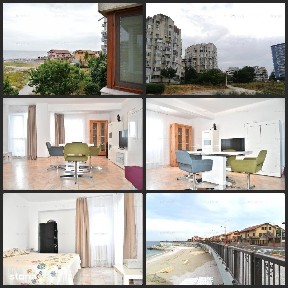 Apartament 3 camere Faleza Nord / vedere catre mare / prima linie
