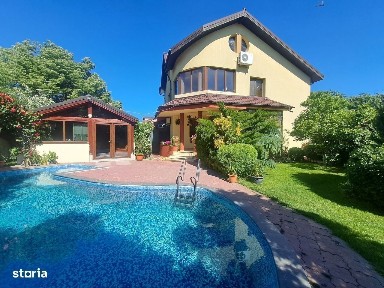Vila cu piscina, garaj, teren 766 mp, Sos Oltenitei