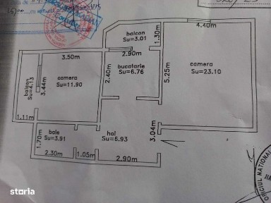 Apartament decomandat Calarasi 4 centrala termica, termopan, geam baie