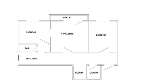 Apartament cu 3 camere