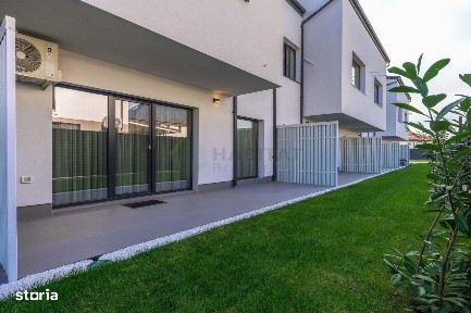 Apartament cu gradina proprie, doua locuri de parcare, gata de mutat