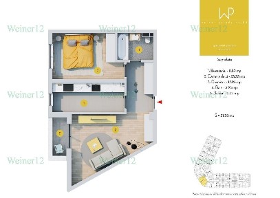 Apartament 2 Camere Decomandat la 800m de Iuliu Maniu Vest Group