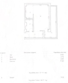Vand garsoniera in Constanta aleea Orhideelor nr. 10A