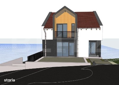 Casa individuala smart, 200 mp, 300mp teren, 5 dormitoare, zona Vivo
