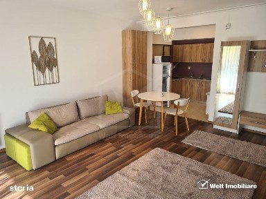 Apartament 1 camera, finisat, mobilat, utilat, complex rezidential