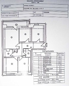 Apartament central 4 camere Tandarei