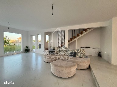 Casa individuala, 6 camere, 2 bai, garaj, teren 913, pompa de caldura