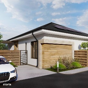 Casa cu sistem HVAC|Pompa de caldura|Panouri fotovoltaice|Teren 470 mp