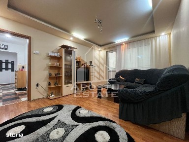 Apartament cu 3 camere, 2 bai, decomandat, parter inalt,zona Girocului