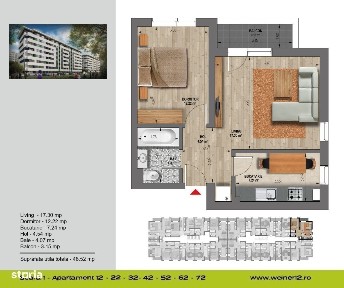Finalizat Apartamente 2 camere Militari Complex Weiner12 Residence