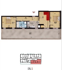 Rafinament la înălțime - Penthouse cu 3 camere și terasă panoramică