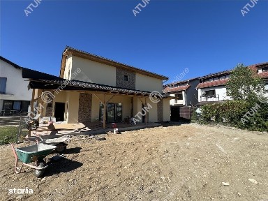 Casa la cheie cu 4 camere 3 bai si teren de 290 mp zona Brana Selimbar