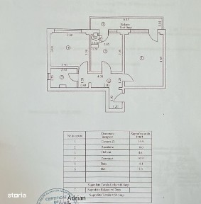Comision Zero, Apartament 2 camere 55mp, Plantelor et. 2/4