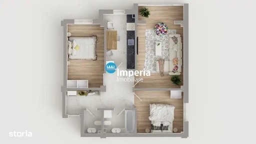 Apartament 3 camere de vanzare Popas Pacurari