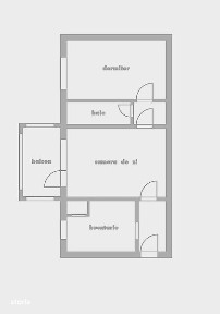Apartament cu 2 camere, parchet, gemuri termopane si aer conditionat.