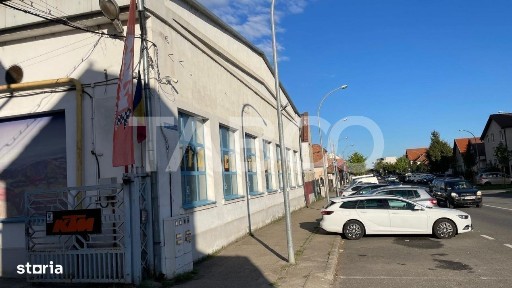 Hala 430mp cu vitrina 21m, posibilitate compartimentare zona circulata