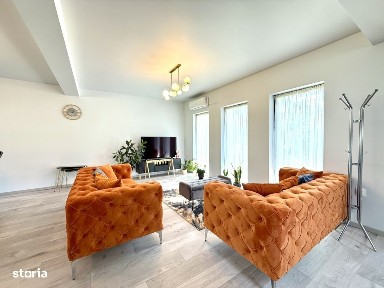 Casă modernă cu garaj mobilată și utilată la 2 minute de Primărie