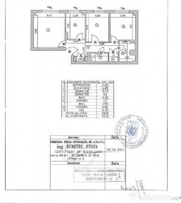 Inchiriez apartament 3 camere in Bloc Mercur