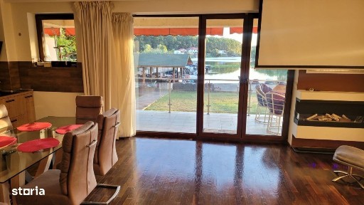 3 camere, complet utiliat si automatizat, pe malul lacului Snagov