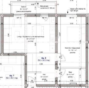 Apartament de vanzare, cu 2 camere, 52,30 mp utili zona Braytim-Urseni
