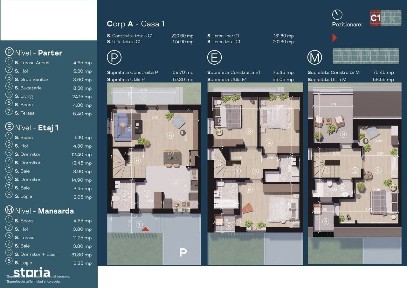 Titan vila insiruita 5 camere 173 mp + curte 60 mp AUCHAN