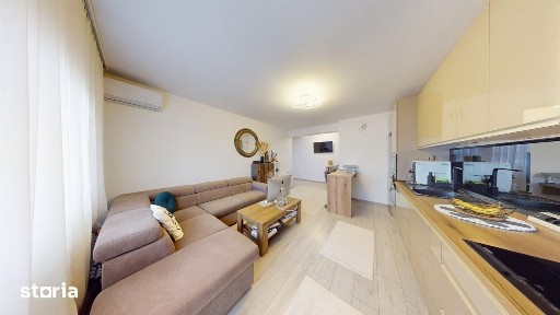 Apartament 3 camere + balcon, debara, et. 2, zona Doamna Stanca