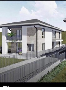 Casa individuala semifinisata, 5 camere, terasa circulabila, zona Luna