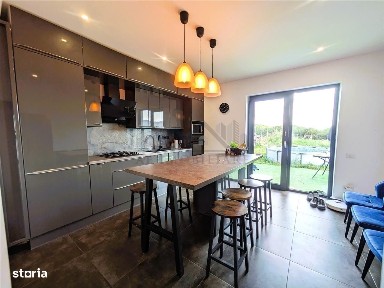 Casa noua, mobilata, 5 camere, teren 404 sau 1000 mp Chicerea