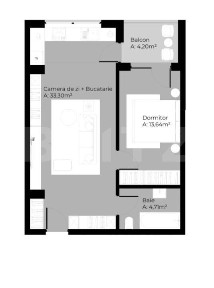 Apartament cu 2 camere, 54 mp utili, zona Iulius Mall