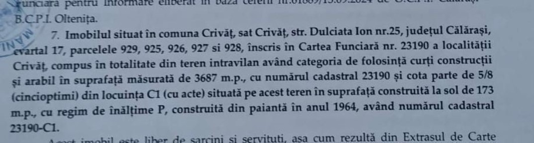 Crivat, Ion dulciata 25