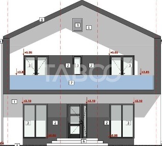 Casa spatioasa cu 4 camere si 3 bai de vanzare 254mp Turnisor