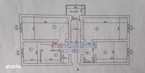 Apartament 3 camere decomandat I I Etaj 24 I Poitiers Continental I